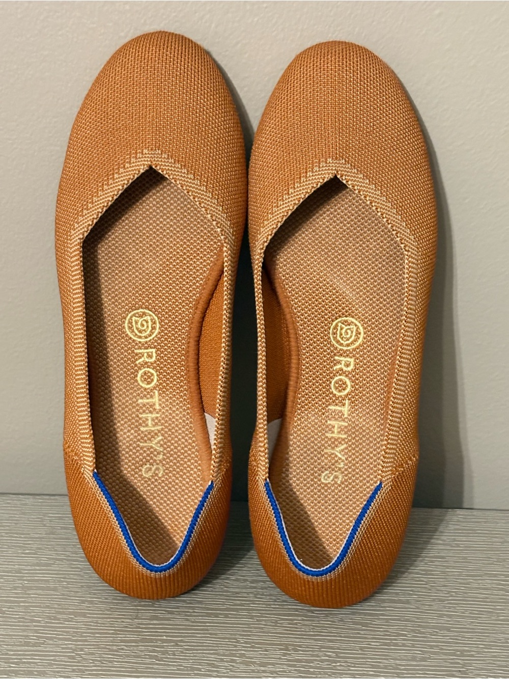 Rothy's The Flat fawn Brown Pointed-Toe Flats Elegant Loafers - size 8.5